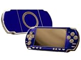 PlayStation Portable 2000 (PSP-Slim) Skin - NEW - COBALT BLUE system skins faceplate decal mod