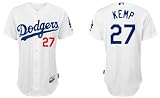 Matt Kemp Jerseys: Los Angeles Dodgers 27 White Authentic Cool Base Jersey (M/48)