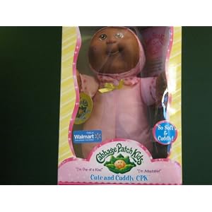 2009 Cabbage Patch Kids CPK African American Girl Holiday Newborn December 2nd Birthdate by