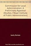 The Commission for Local Administration : a preliminary appraisal
