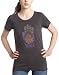Lucky Brand Women's Morracon Hand Tee,Worn Black,Large