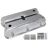 1962-85 Ford Small Block 289-302-351W-5.0L Tall Polished Aluminum Valve Covers - Full... by CFR Performance