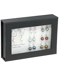 Seven Pairs of Interchangeable Freshwater Cultured Pearl (6.5-7 mm) Earrings Set