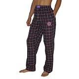 Mens MLB Chicago Cubs Walking Bear Plaid Cotton Thermal Sleepwear / Pajama Pants - Blue & Red (Size: XL)