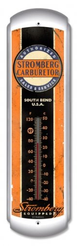 Stromberg Automotive Thermometer - Victory Vintage Signs