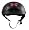 DOT Outlaw Gloss Black with Pink/Purple Butterflies Half Helmet - Size : Small