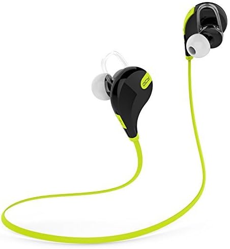 Venstone Bluetooth 4.1 Sport Headphone Wireless Bluetooth Earphone With Mic Bluetooth Sports Earbuds For iPhone 6,6Plus, 5S 5C 5 4S 4, iPods,HTC One,One mini, One mini 2,iPad Mini, Samsung Galaxy Note 3, Note 2, S5 S4, S3, S2,LG Optimus,LG G3,G2,MOTO X,Most Android Smart Phones, Tablets (Black/Green)