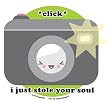 Click I Just Stole Your Soul Camera Sticker