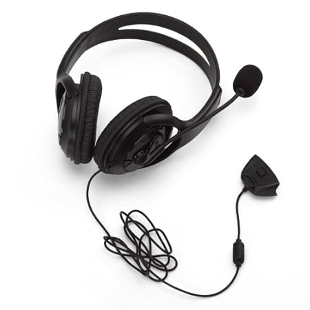 Lujex Cuffia con microfono e controllo del volume per Xbox 360 colore: nero