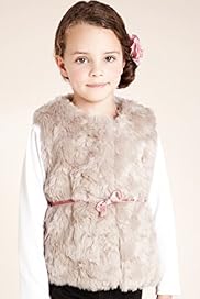 Autograph Faux Fur Bow Gilet