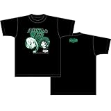 アスタロッテのおもちゃ アスタロッテ&明日葉柄Tシャツ ブラック XL