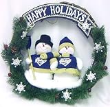 San Diego Padres MLB 20" Team Snowman Wreath