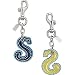 AUTHENTIC COACH LETTER INITIAL S KEYFOB KEY CHAIN CHARM 92319