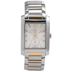 ESQ SWISS Venture Men's Two-Tone Silver Dial Watch #07301298