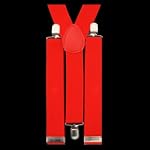 Pair of Red braces. 4cm wide. One siz...