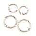 14k Yellow Gold 2 Pair Earring Set 10mm and 14mm Forever Hoops