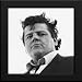 Robbie Coltrane Custom Framed 12x12 B&W Photo