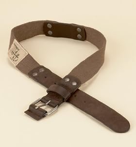 Pure Cotton Square Buckle Web Belt