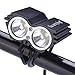 SecurityIng Waterproof 2800 Lumens XM-L U2 LED Bicycle Light 4 Modes Super Bright Lighting Lamp Bike Lamp Headlight with 8.4V Rechargeable Battery Pack and Charger for Camping, Cycling, Hiking, Riding