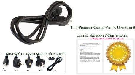 UpBright® NEW AC Power Cord Outlet Socket Cable Plug Lead For Denon AVR-2807 AVR-3805 AVR-4806 AVR-890 AVR-891 AVR-990 DRA-697CI AVR-2310CI AVR-2312 AVR-2312CI AVR-5800 Receiver