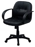 YAMAZEN CYBERCOM ローバックレザーチェアーSC-006SR-1PVC ブラック