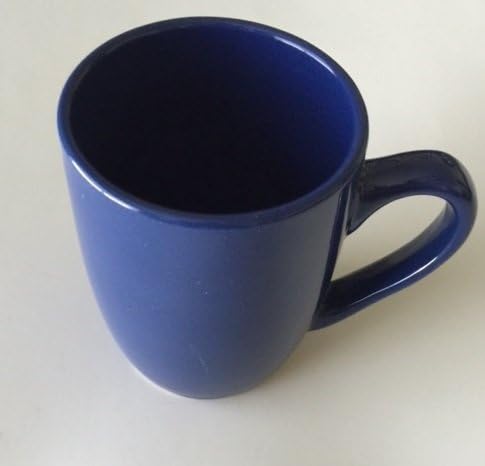Classic Stoneware Dinnerware Sets (4 Mugs, Navy)