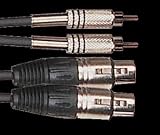 YELLOW CABLE - cordons adaptateurs 3m 2 xlr femelle-2 rca male