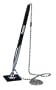 PM Company Preventa Deluxe Pen and Adhesive-Based Chrome Holder with Agion, Black Barrel/Ink/Base, 24 Inches Steel Chain, 12/Carton (05062)