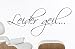 Wandtattoo W234 Leider geil... - Wohnzimmer (130x58 cm) dunkelgrau