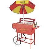 Nostalgia HDC-701 Carnival Hot-Dog Cart with Umbrella