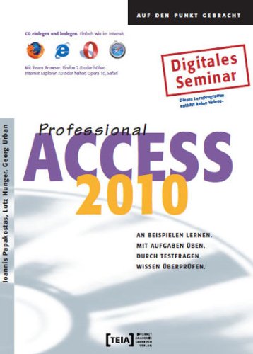 Access 2010 Professional Lernprogramm