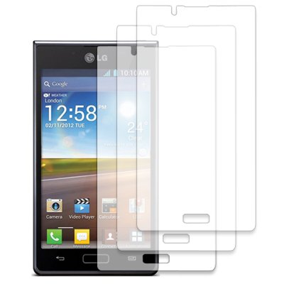 EMPIRE LG Optimus L7 P700 3 Pack of Invisible Screen Protectors