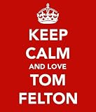 Keep Calm And Love Tom Felton Harry Potter 5cm x 3.5cm Keyring