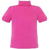 puff-sleeve turtleneck