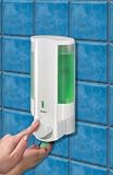 Aviva Single Soap- Shampoo – Gel Dispenser – White