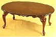 Queen Anne Collection Coffee Table in Cherry Finish By Coaster Furniture