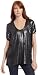 Apparel : Bcbgmaxazria Womens Sequined V-Neck Top