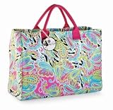 Mud Pie Wild Paisley Tote Bag