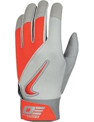 From Amazon.com. Click for details:
 Nike GB0332 Diamond Elite Edge II Batting Gloves - Adult - Pewter/Orange Nike GB0332 Diamond Elite Edge II Batting Gloves - Adult - Pewter/Orange