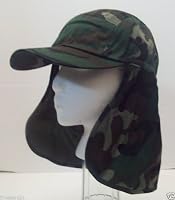Legion Flapper Boating Cap Green Camo from Q Headwear