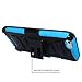 iPhone 6s Plus Case, BUDDIBOX [HSeries] Heavy Duty Swivel Belt Clip Holster with Kickstand Maximal Protection Case for Apple iPhone 6 and 6s Plus, (Blue)