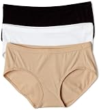 Bali Women's Fit Your Curves Cotton Stretch Hipster Brief 3-pack