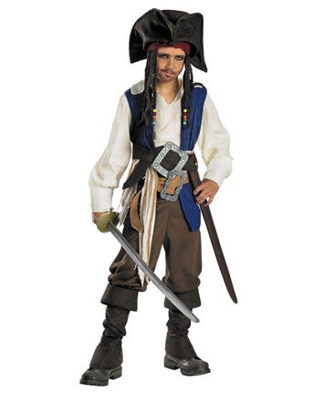 Captain Jack Sparrow Deluxe Child Costume