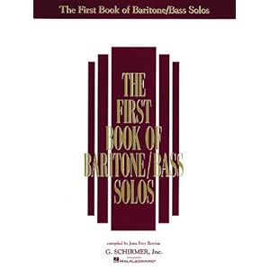The First Book of Baritone/Bass Solos