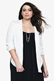 41Kv qNwGnL. SL160  Torrid Plus Size Ivory Lace Inset Jacket