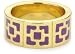 Trina Turk "Palm Springs Block Classics" Enamel Brick Purple Ring, Size 7 Trina Turk "Palm Springs Block Classics" Enamel Brick Purple Ring, Size 7