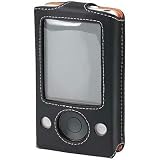 Zune Leather Case - Blck with org