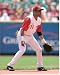 Barry Larkin Cincinnati Reds Fielding 8x10 Photo
