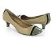 Exchange by Charles David Taupe Pixi Dress Pumps Kitten Heels Women's Shoes