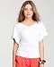 Double V-Neck Trapunto Top - WHITE (XS)